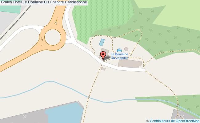 plan Hotel Le Domaine Du Chapitre Carcassonne