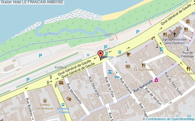 plan Hotel Le Francais AMBOISE