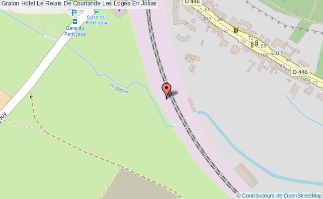 plan Hotel Le Relais De Courlande Les Loges En Josas