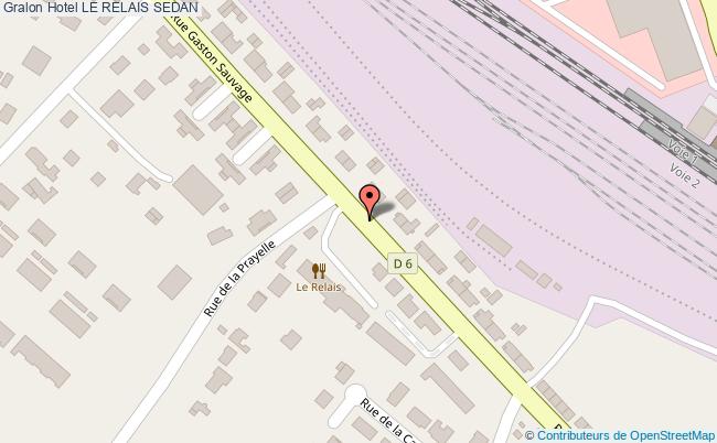 plan Hotel Le Relais SEDAN
