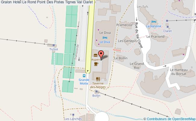 plan Hotel Le Rond Point Des Pistes Tignes Val Claret