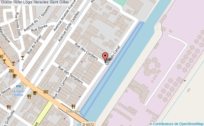 plan Hotel Logis Heraclee Saint Gilles