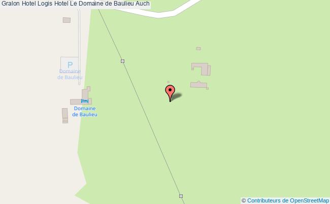 plan Logis Hotel Le Domaine De Baulieu Auch