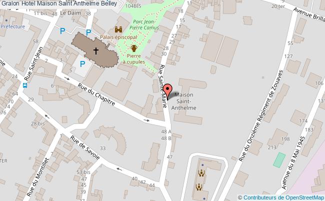 plan Hotel Maison Saint Anthelme Belley