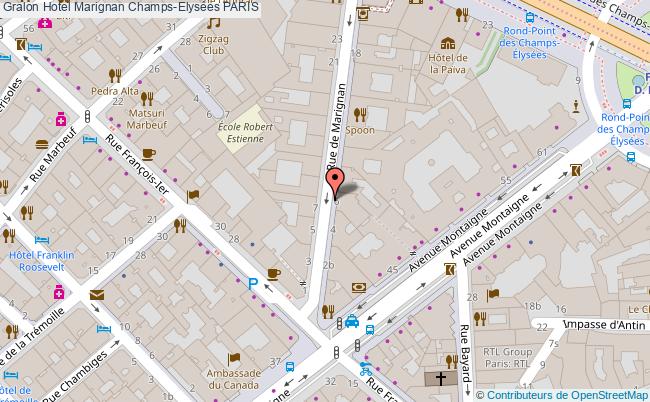 Hotel Marignan Champs-elysées Paris