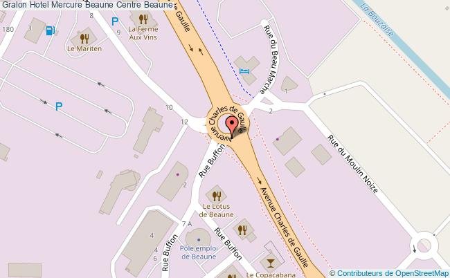 plan Hotel Mercure Beaune Centre Beaune