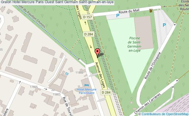 plan Hotel Mercure Paris Ouest Saint Germain Saint-germain-en-laye