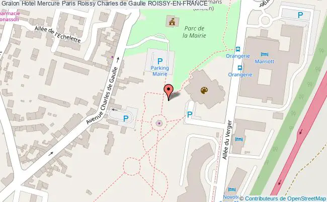 plan Hotel Mercure Paris Roissy Charles De Gaulle ROISSY-EN-FRANCE