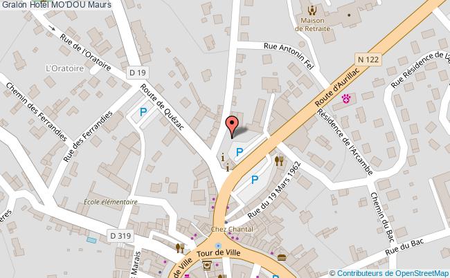 plan Hotel Mo'dou Maurs