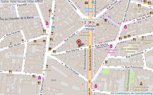 plan Nouvel Hôtel PARIS
