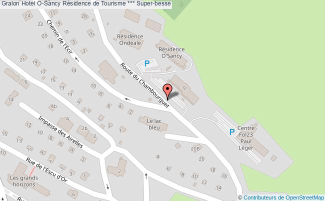 plan O-sancy Résidence De Tourisme *** Super-besse