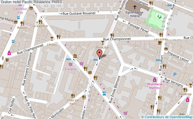 plan Pacific Résidence PARIS