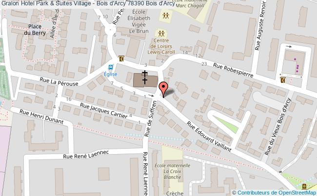 plan Hotel Park & Suites Village - Bois D'arcy 78390 Bois d'Arcy