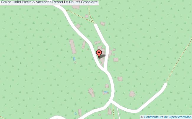 plan Hotel Pierre & Vacances Resort Le Rouret Grospierre