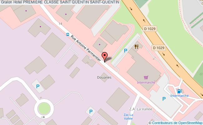 plan Hotel Premiere Classe Saint Quentin SAINT-QUENTIN