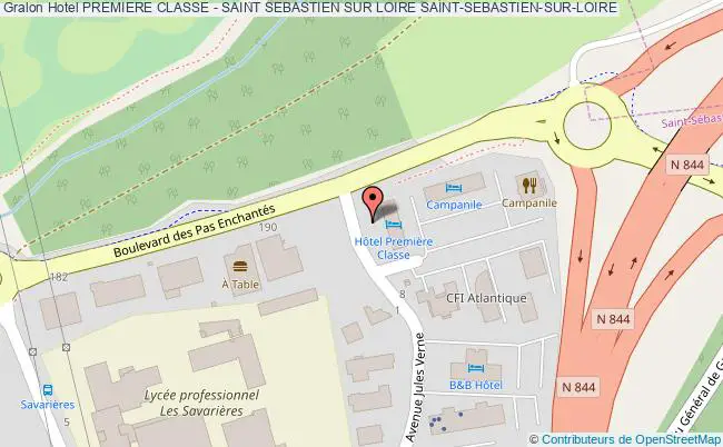 plan Hotel Premiere Classe - Saint Sebastien Sur Loire SAINT-SEBASTIEN-SUR-LOIRE
