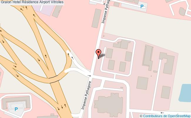 plan Hotel Résidence Airport Vitrolles