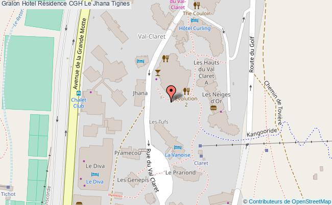 plan Résidence Cgh Le Jhana Tignes