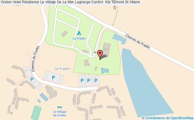 plan Hotel Résidence Le Village De La Mer Lagrange Confort+ Kid Talmont St Hilaire