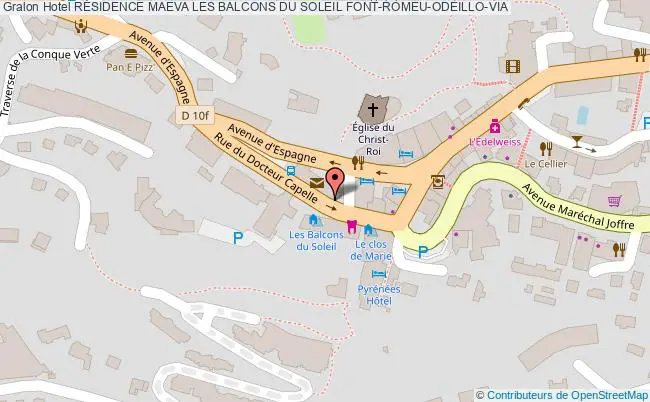 plan Résidence RÉsidence Maeva Les Balcons Du Soleil FONT-ROMEU-ODEILLO-VIA