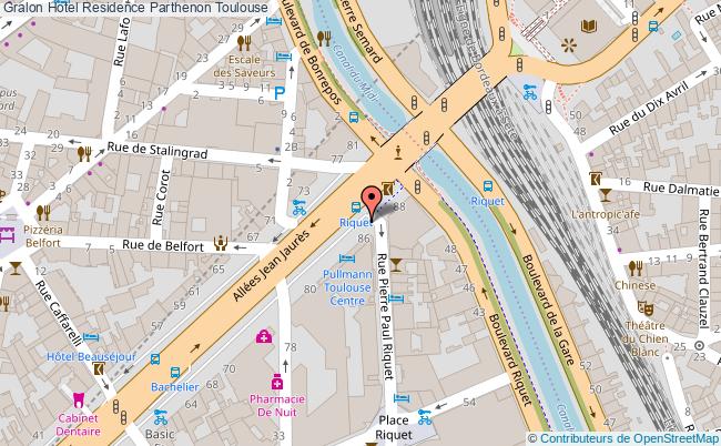plan Residence Parthenon Toulouse