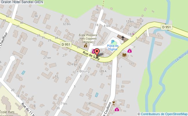 plan Hotel Sanotel GIEN