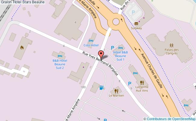 plan Hotel Stars Beaune
