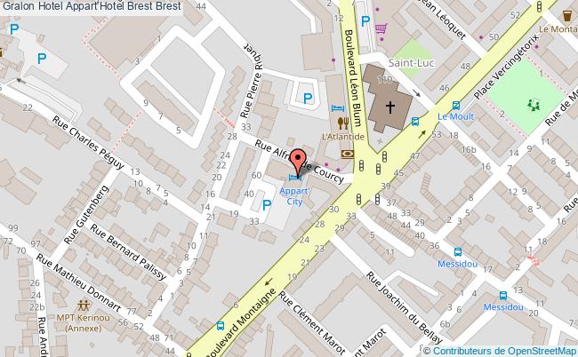 plan Résidence Terres De France - Appart'hotel Brest Brest