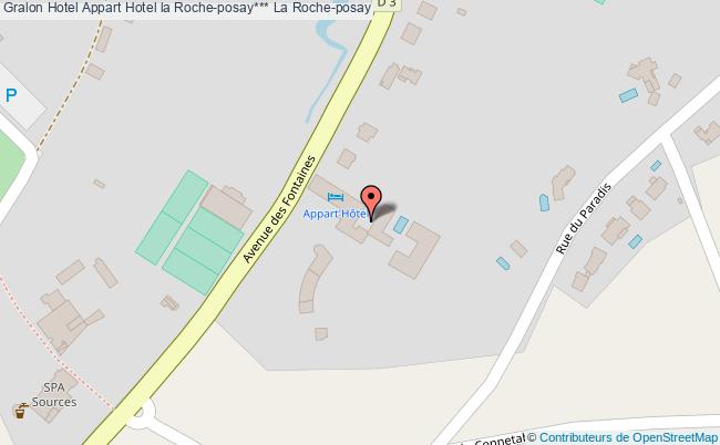 plan Résidence Terres De France - Appart Hotel La Roche-posay La roche-posay