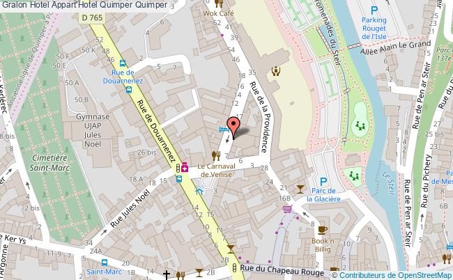 plan Terres De France - Appart'hotel Quimper Quimper