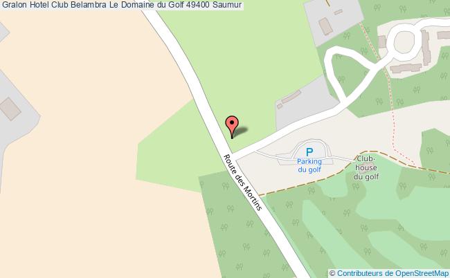 plan Résidence Terres De France - Domaine Du Golf 49400 saumur