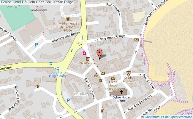 plan Hotel Un Coin Chez Soi Larmor Plage