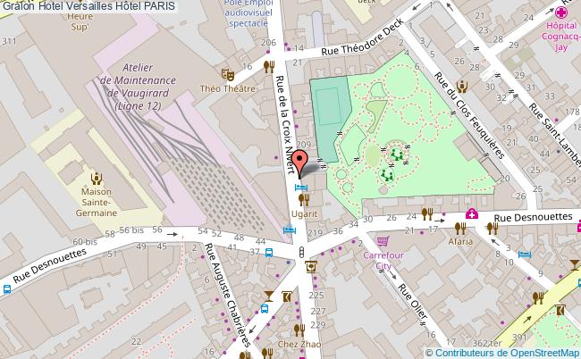 plan Versailles Hôtel PARIS