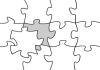 Puzzle blanc