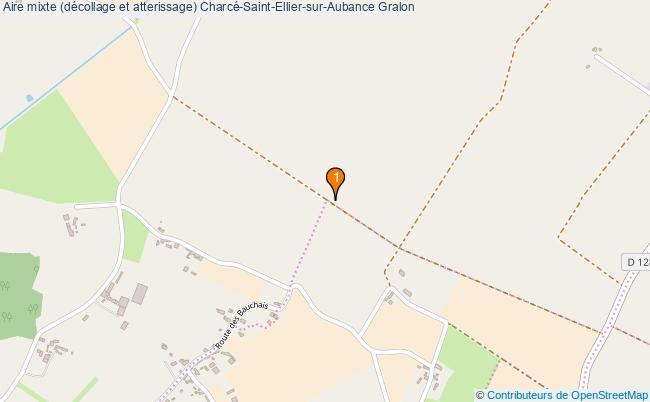 plan Aire mixte (décollage et atterissage) Charcé-Saint-Ellier-sur-Aubance : 1 équipements