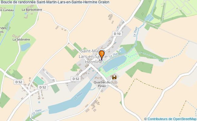 plan Boucle de randonnée Saint-Martin-Lars-en-Sainte-Hermine : 1 équipements