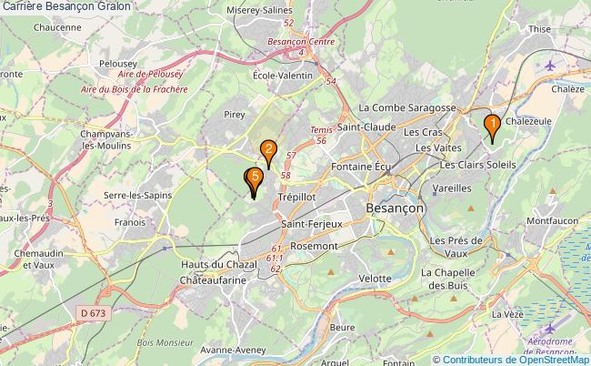 plan Carrière Besançon : 5 équipements