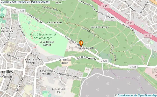 plan Carrière Cormeilles-en-Parisis : 1 équipements
