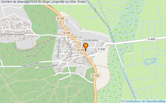 plan Carrière de dressage/rond de longe Longeville-sur-Mer : 1 équipements