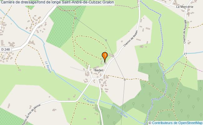 plan Carrière de dressage/rond de longe Saint-André-de-Cubzac : 1 équipements