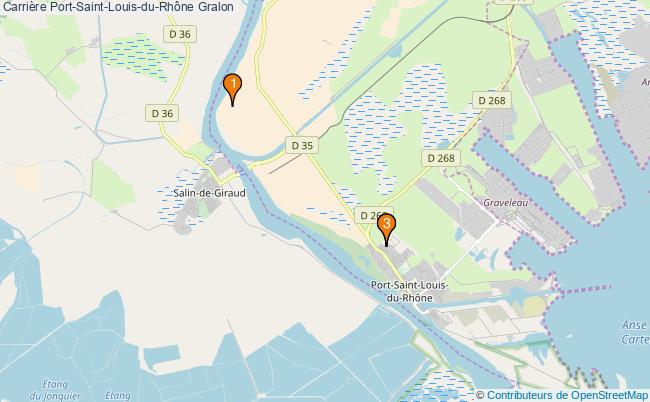 plan Carrière Port-Saint-Louis-du-Rhône : 3 équipements
