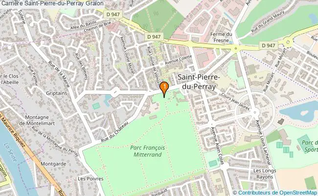 plan Carrière Saint-Pierre-du-Perray : 1 équipements