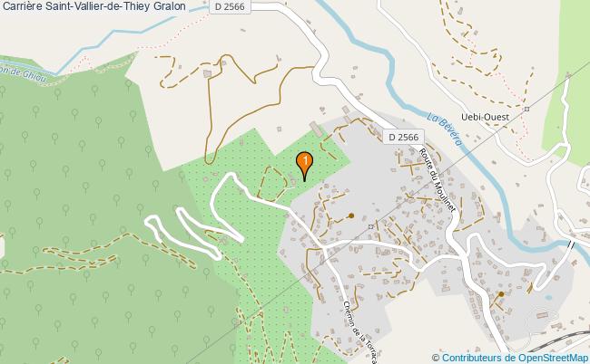 plan Carrière Saint-Vallier-de-Thiey : 1 équipements