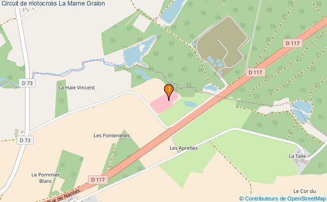 plan Circuit de motocross La Marne : 1 équipements