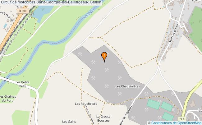 plan Circuit de motocross Saint-Georges-lès-Baillargeaux : 1 équipements