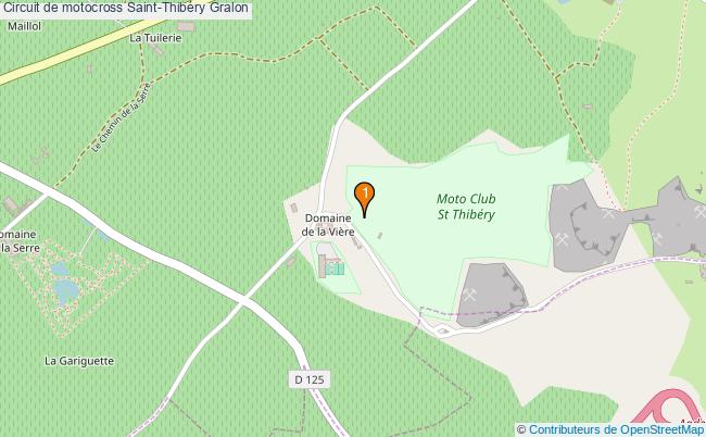 plan Circuit de motocross Saint-Thibéry : 1 équipements