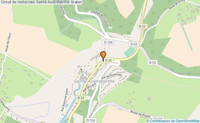 plan Circuit de motocross Sainte-Austreberthe : 1 équipements