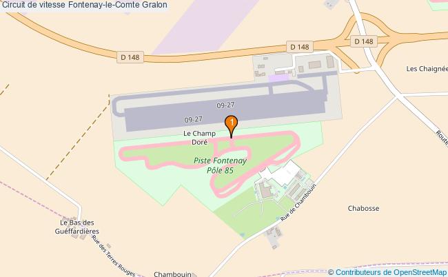 plan Circuit de vitesse Fontenay-le-Comte : 1 équipements