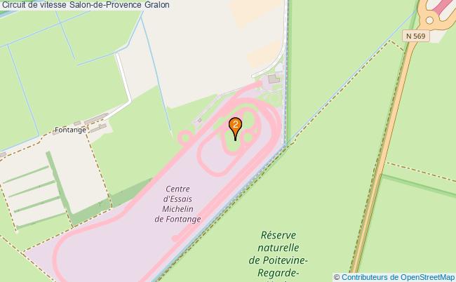 plan Circuit de vitesse Salon-de-Provence : 2 équipements