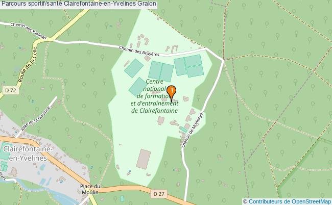 plan Parcours sportif/santé Clairefontaine-en-Yvelines : 1 équipements